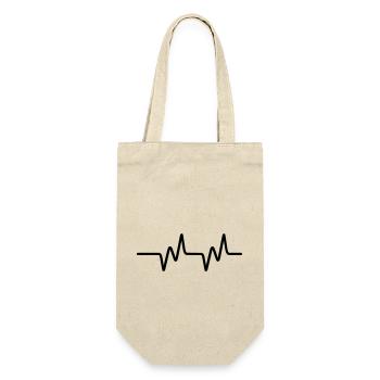 Heartbeat - Gift Bag for Bottles - nature - Front