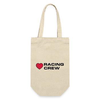 Racing Crew - Geschenkbeutel für Flaschen - Natur - Vorne