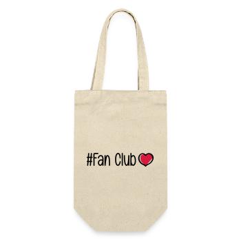 Coeur du Fan Club - Sac à bouteille - nature - Devant