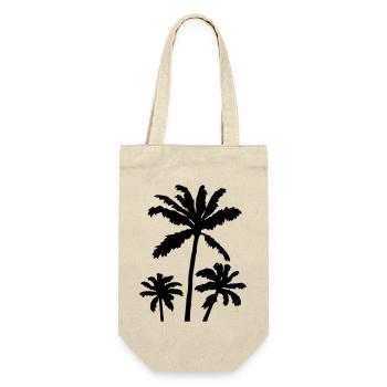 Coucher de soleil Palm Silhouette - Sac à bouteille - nature - Devant