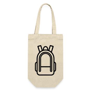 Backpack - Gift Bag for Bottles - nature - Front