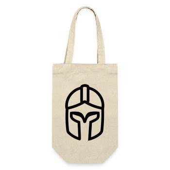 Spartan helmet - Gift Bag for Bottles - nature - Front