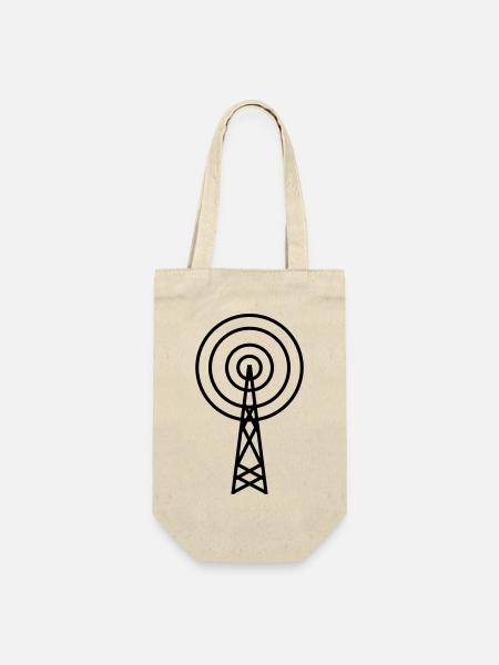 antenne - Geschenkbeutel für Flaschen - Natur