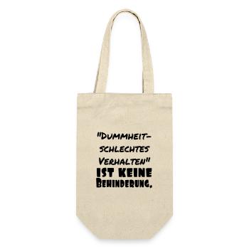 schlechtes verhalten - Geschenkbeutel für Flaschen - Natur - Vorne