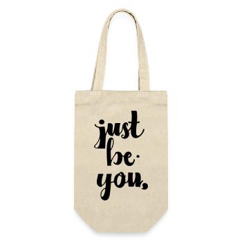 sois toi-même - Sac à bouteille - nature - Devant