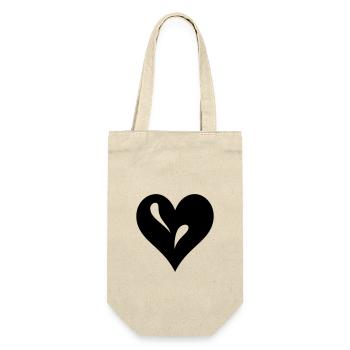 Coeur - Sac à bouteille - nature - Devant
