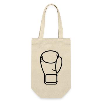Boxing Glove - Gift Bag for Bottles - nature - Front