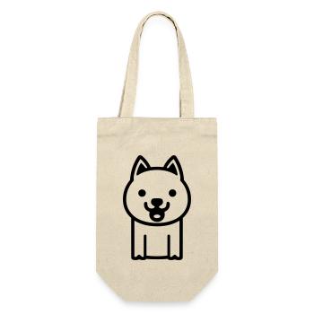 Dog - Gift Bag for Bottles - nature - Front