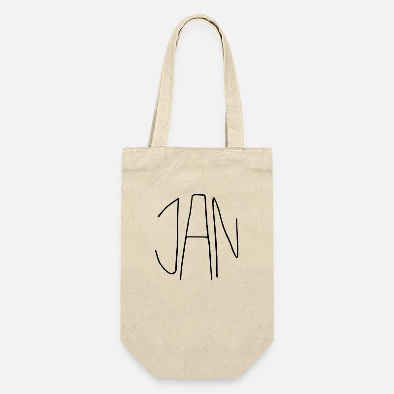 Jan - Geschenkbeutel für Flaschen - Natur
