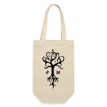 Yggdrasil - Geschenkbeutel für Flaschen - Natur - Vorne