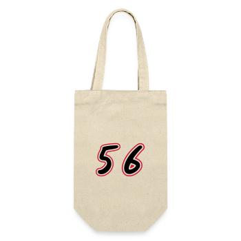 56 Symbole numérique - Sac à bouteille - nature - Devant