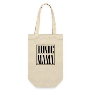 Hunde Mama - Geschenkbeutel für Flaschen - Natur - Vorne
