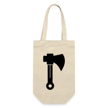 axe - Gift Bag for Bottles - nature - Front