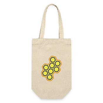 Beekeeper symbol - Gift Bag for Bottles - nature - Front