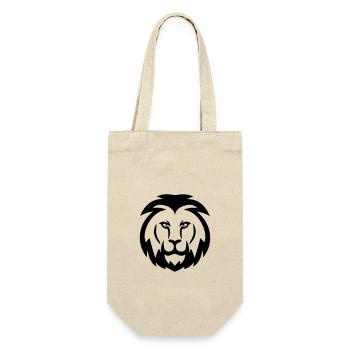 Lion's head - Gift Bag for Bottles - nature - Front