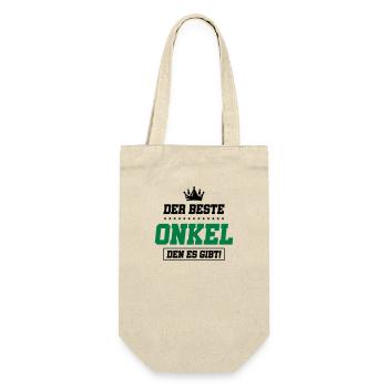 The best uncle there is - Gift Bag for Bottles - nature - Front