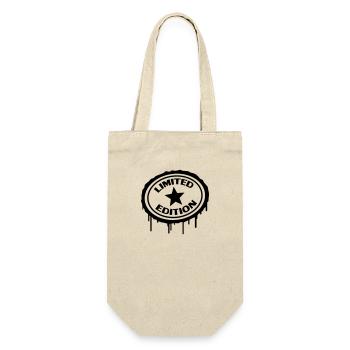 Limited Edition Graffiti Stamp - Geschenkbeutel für Flaschen - Natur - Vorne
