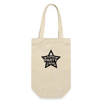 Super Party Crew - Gift Bag for Bottles - nature - Front