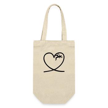 I love climbing - Gift Bag for Bottles - nature - Front