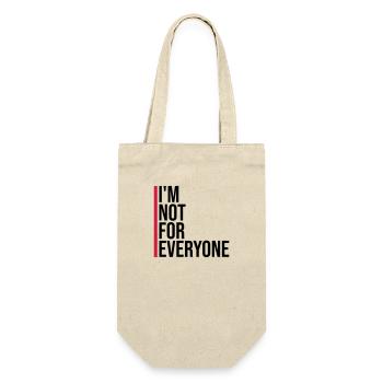 Im not for everyone - Gift Bag for Bottles - nature - Front