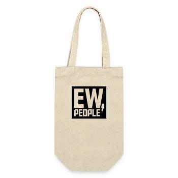ew people lustiges Zitat - Geschenkbeutel für Flaschen - Natur - Vorne