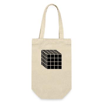 Cube de bloc 4x4 - Sac à bouteille - nature - Devant