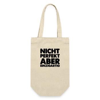 Not perfect but unique - Gift Bag for Bottles - nature - Front