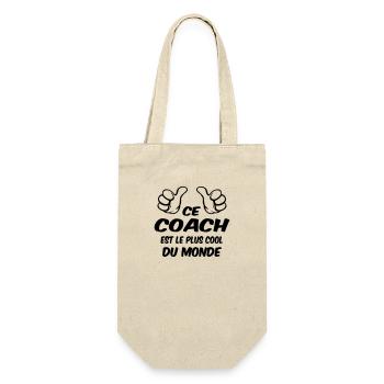 MEILLEUR COACH - Sac à bouteille - nature - Devant