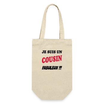 COUSIN NEPHEW BROTHER - Gift Bag for Bottles - nature - Front