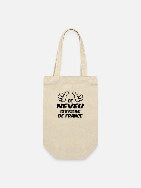 BESTER NEFFE - Geschenkbeutel für Flaschen - Natur