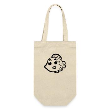 Fish Smile Vector Smiling Fish - Gift Bag for Bottles - nature - Front