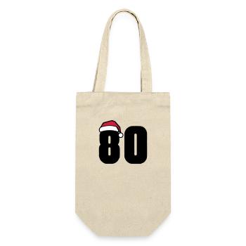 80 Numéro Noël - Sac à bouteille - nature - Devant
