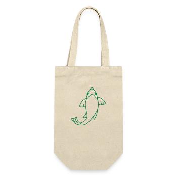 Poisson nageur de koi simple - Sac à bouteille - nature - Devant