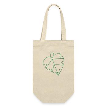Monsteria Monstera leaf - Gift Bag for Bottles - nature - Front