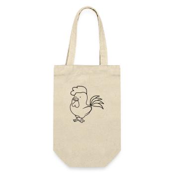 Rooster - Gift Bag for Bottles - nature - Front
