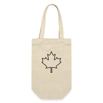 ahornblatt canada Blätter - Geschenkbeutel für Flaschen - Natur - Vorne