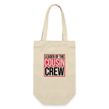 Leader Cousin Crew Team - Gift Bag for Bottles - nature - Front