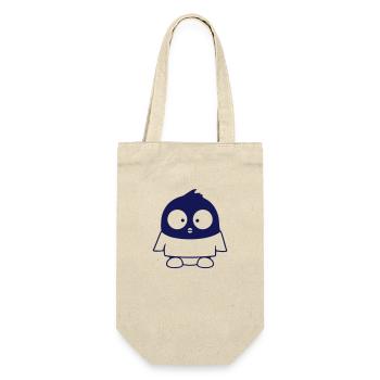 Mignon pingouin chemise bébé enfant bambin timide - Sac à bouteille - nature - Devant