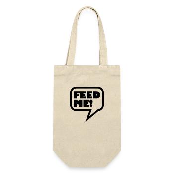 feed_me_1c - Gift Bag for Bottles - nature - Front