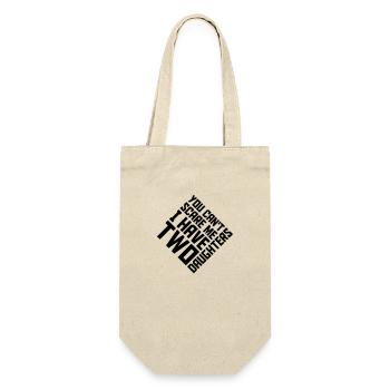 J’ai deux filles - Sac à bouteille - nature - Devant