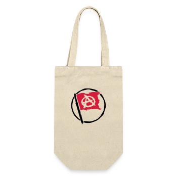 Concevoir le symbole du drapeau de l'anarchie - Sac à bouteille - nature - Devant