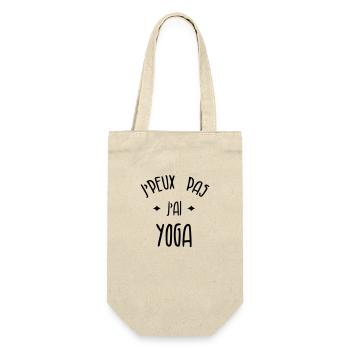 J'peux pas J'ai Yoga - Sac à bouteille - nature - Devant