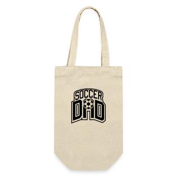 Soccer Dad Logo Design - Gift Bag for Bottles - nature - Front