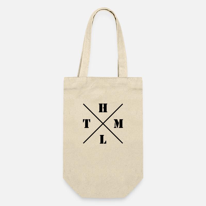 HTML Logo - Gift Bag for Bottles - nature