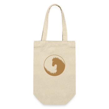 Horses Yin Yang - Gift Bag for Bottles - nature - Front