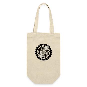 islamic arabic typo mim round - Gift Bag for Bottles - nature - Front