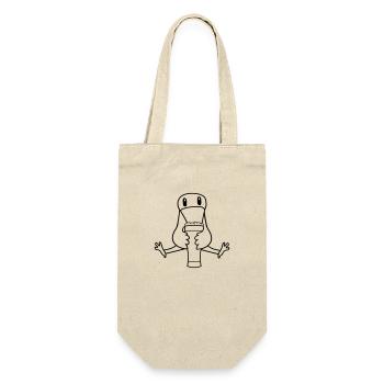 drinking beer drinking alcohol thirsty drunk glass m - Gift Bag for Bottles - nature - Front