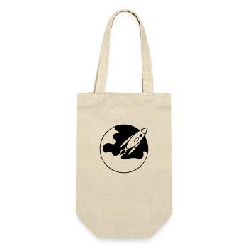The rocket takes off - Gift Bag for Bottles - nature - Front