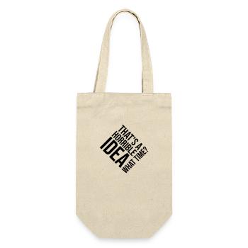 Thats a horrible Idea - Gift Bag for Bottles - nature - Front
