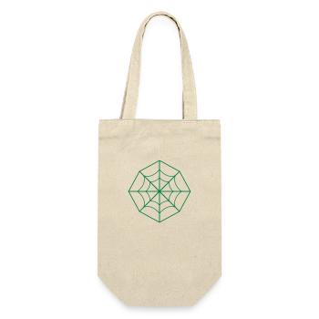 irregular spider web - Gift Bag for Bottles - nature - Front